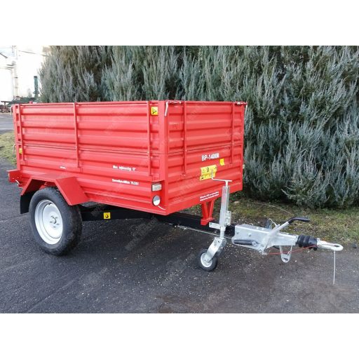 Bagodi BP-1400 R Mezőgazdasági ráfutófékes pótkocsi magasítóval