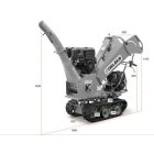 Deleks DK-800-GREEN-LIFAN Önjáró nyomkövetős ágaprító