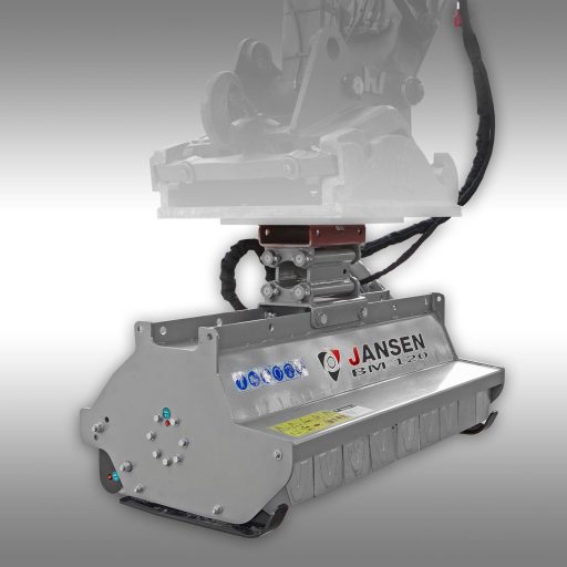 JANSEN BM-120 Hidraulikus Mini Kotrógép Szárzúzó