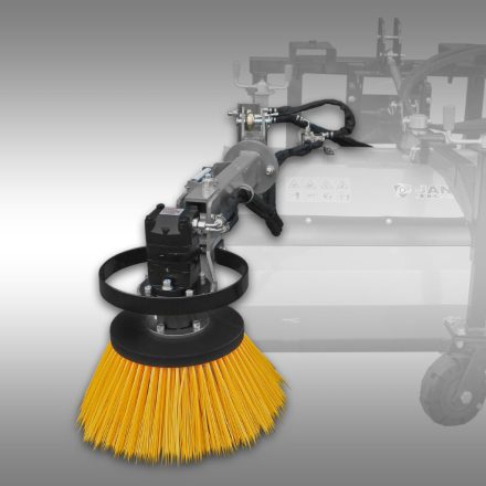 JANSEN Hidraulikus forgókefe-tartozék a JK-130 traktor seprű adapterhez