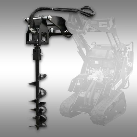 JANSEN Földfúró KL-200 Kompakt Rakodókhoz, 10+20 cm-rel Fúrószárak