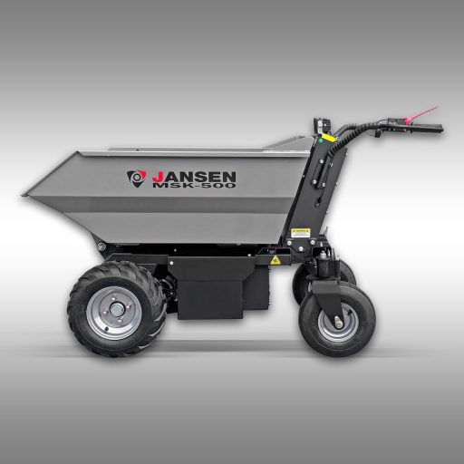 JANSEN MSK-500 Elektromos Dömper 1000 W-os Villanymotorral Felszerelt Mini Dömper
