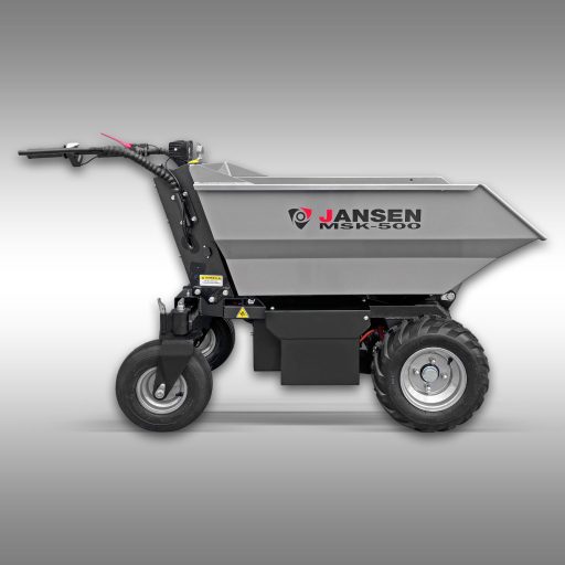 JANSEN MSK-500 Elektromos Dömper 1000 W-os Villanymotorral Felszerelt Mini Dömper