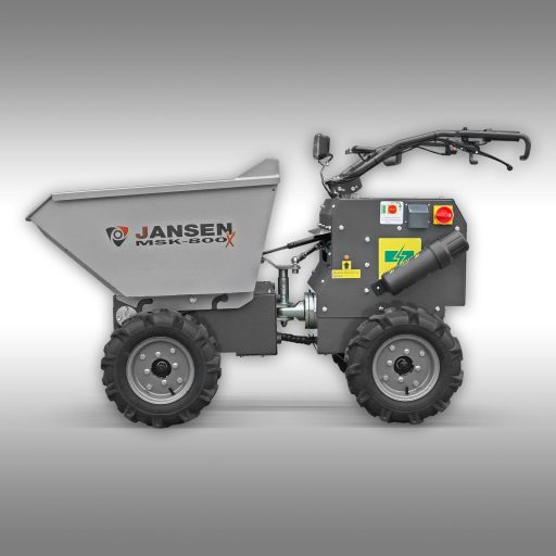 JANSEN MSK-800X Elektromos Mini Dömper, 800 W-os Villanymotorral Felszerelt, 4x4 Összkerékhajtású