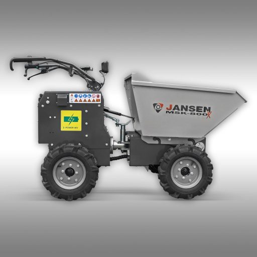 JANSEN MSK-800X Elektromos Mini Dömper, 800 W-os Villanymotorral Felszerelt, 4x4 Összkerékhajtású