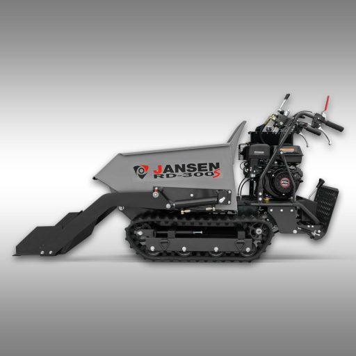 JANSEN RD-300S Lánctalpas Dömper - Benzinmotor, Hidraulikus Billenőplató, Önrakodó Funkció
