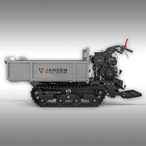 JANSEN RD-800 Lánctalpas Dömper, Hidraulikus Billenőplatós, Síkplatós, 15 LE-s LonCin motor