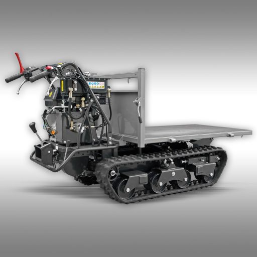 JANSEN RD-800 Lánctalpas Dömper, Hidraulikus Billenőplatós, Síkplatós, 15 LE-s LonCin motor