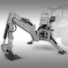 Jansen BHM-225 Függesztett Hidraulikus Árokásó / Kotrógép Traktorhoz Csatlakoztatható