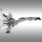 Jansen BHM-225 Függesztett Hidraulikus Árokásó / Kotrógép Traktorhoz Csatlakoztatható