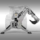 Jansen BHM-225 Függesztett Hidraulikus Árokásó / Kotrógép Traktorhoz Csatlakoztatható