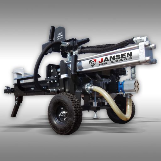 Jansen HS-12L53 Vízszintes Hidraulikus Rönkhasító 12 Tonnás hasítóerővel, Benzinmotor