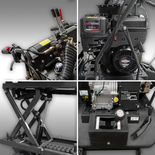 Jansen RD-300pro Lánctalpas Dömper, Hidraulikus Billenő Dömpingrendszerrel